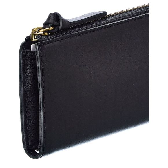 Madewell Leather Continental Zip Wallet, Black - Picture 3 of 4
